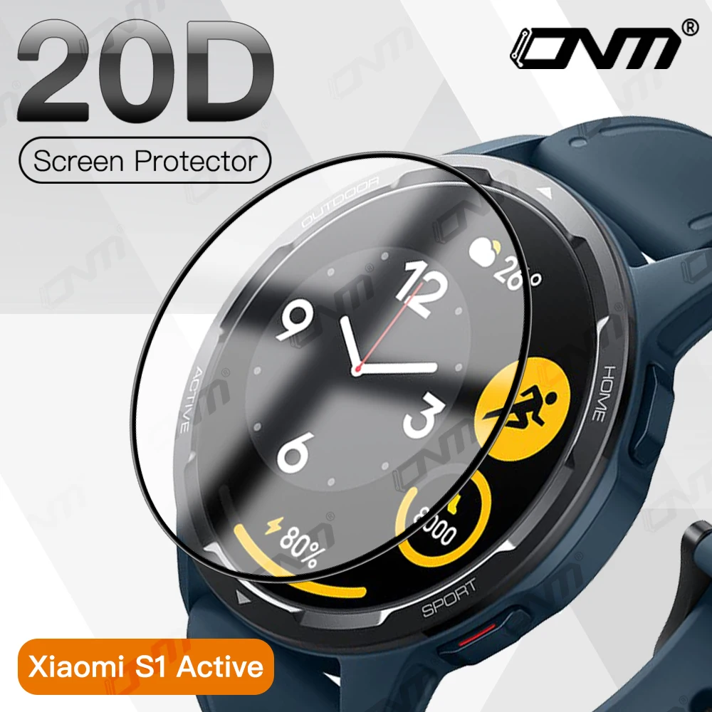20D защита для экрана Xiaomi Mi Watch S1 Active / S2 42 мм 46 полное покрытие мягкая защитная