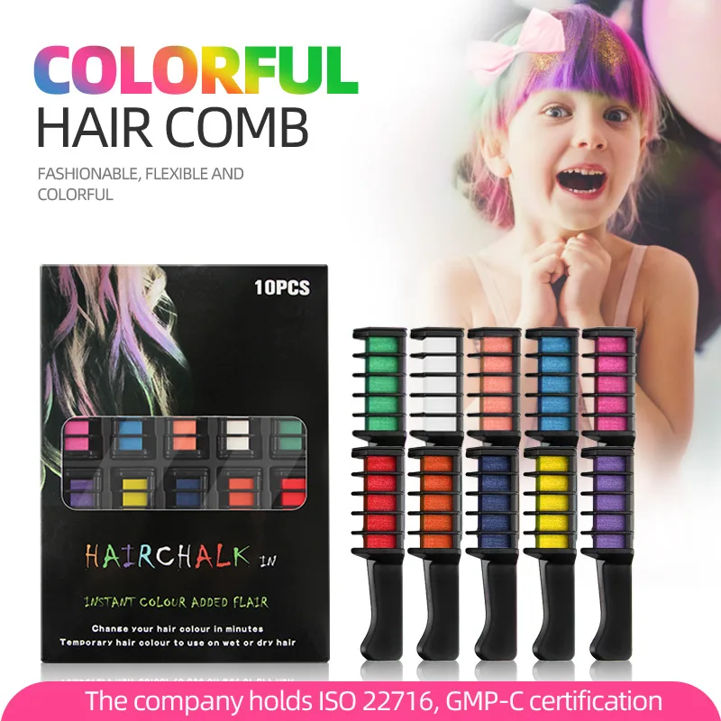 Chalk For Hair Fashion Colored Mascara Chalks To Dye Hair Instant Hair Dye Temporary Chalk To Paint Hair Girls