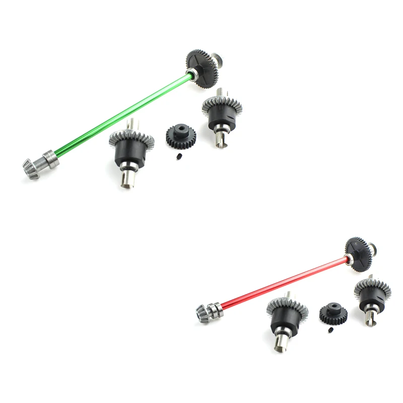 

Запасные аксессуары, металлический дифференциал, центральный приводной вал, редуктор, редуктор двигателя для WLtoys 144001 1/14, Радиоуправляемый ...