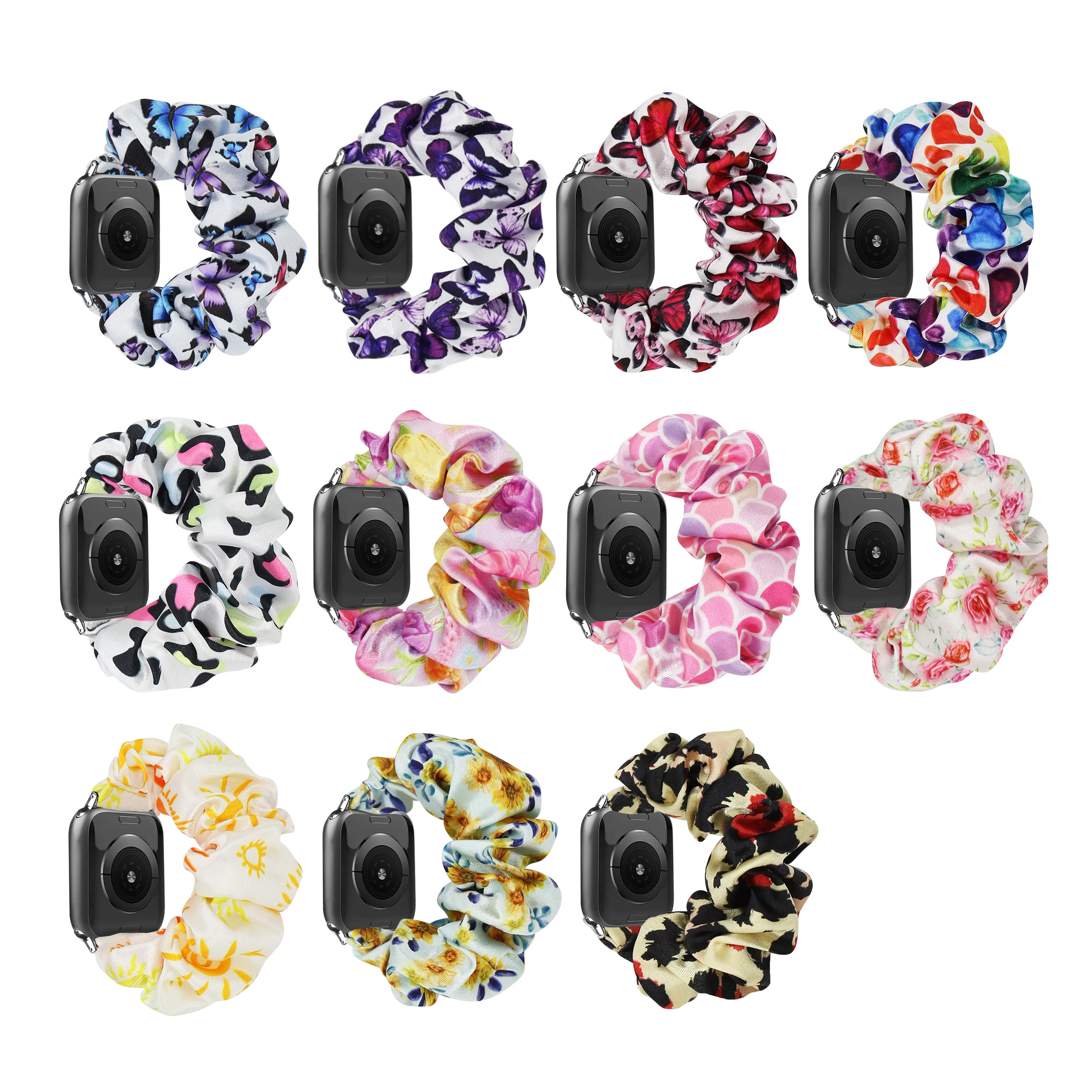 

Новинка, эластичный однотонный браслет для Apple Watch Band 38 40 42 44 мм 41 45, 5 4 3 SE 6 серии 7 iwatch, аксессуары для iwatch