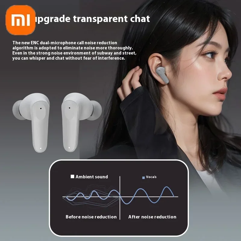 Фото Xiaomi Redmi Беспроводные Bluetooth 5,4 A98 Наушники ENC с шумоподавлением Водонепроницаемые наушники-вкладыши HD для вызова с микрофоном №3