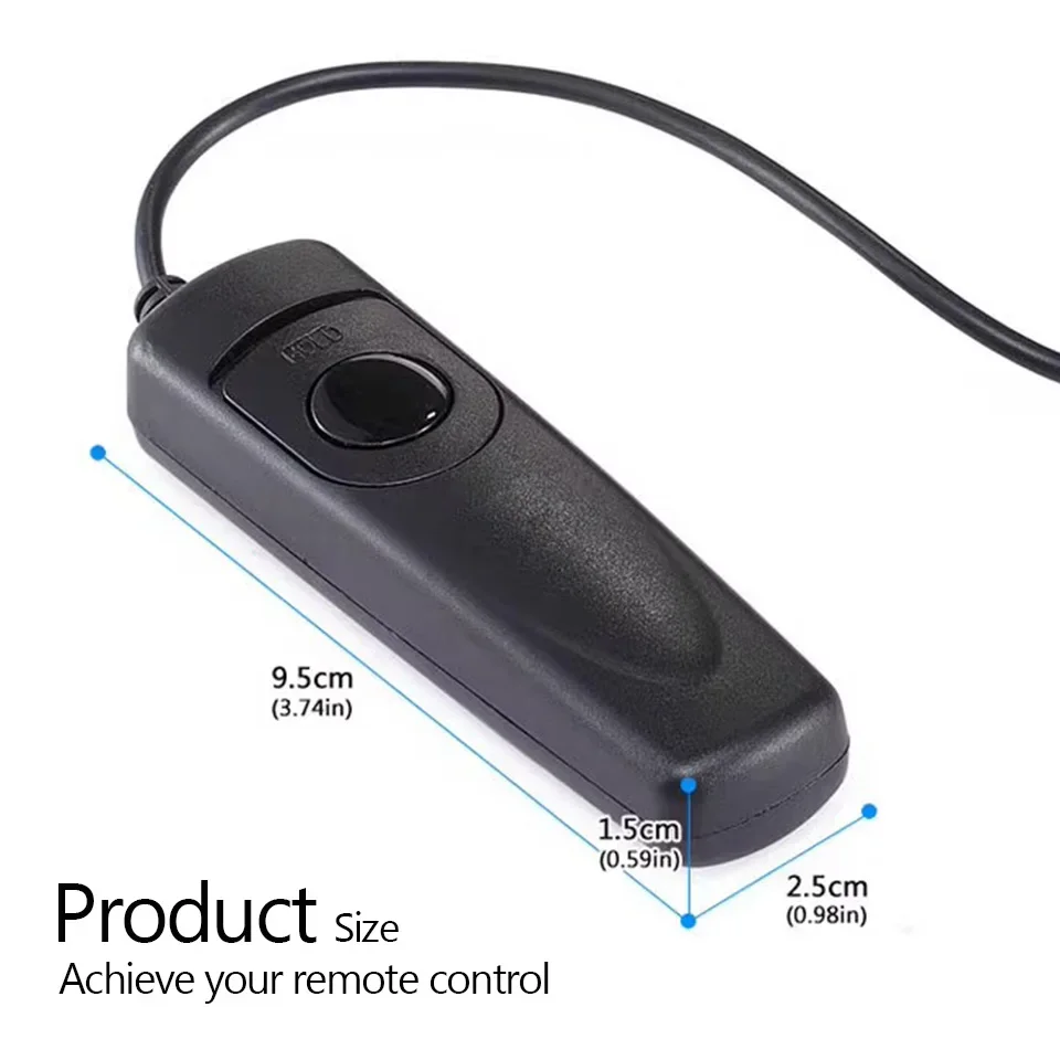 RS-80N3 Кабель спуска затвора с дистанционным управлением для Canon E0S R1 R3 R5 R52 1D 1D2 1DX 5D 5D2