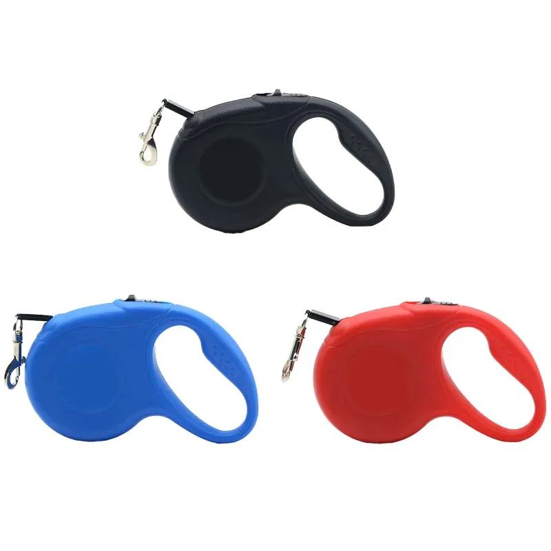 

3m durable dog leash automatic retractable dog roulette nylon dog collar extension pet outdoor activities dog accessories