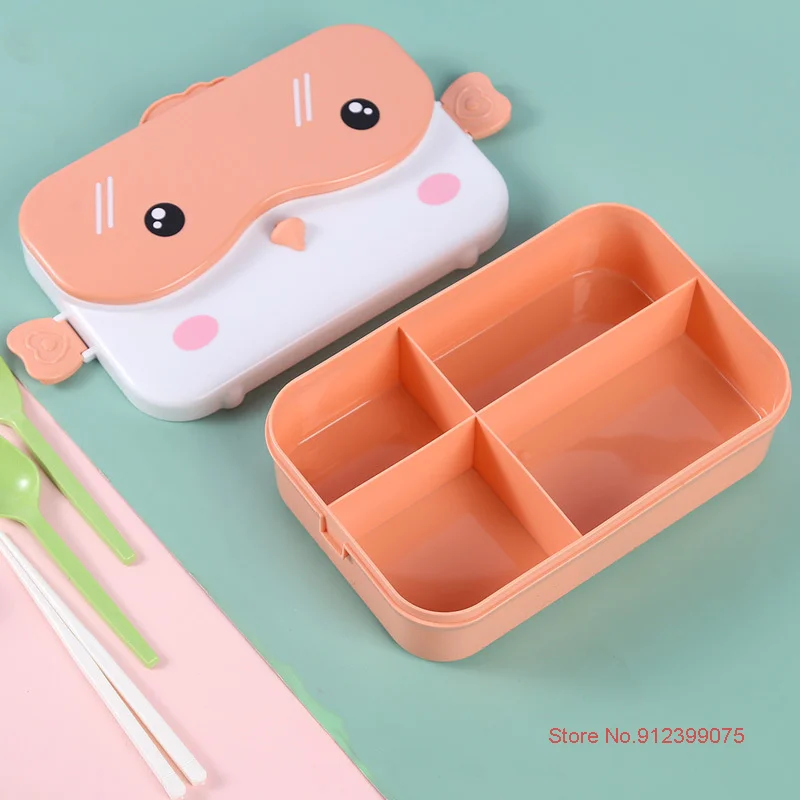 Ланч-бокс Bento для детей милый мультяшный портативный контейнер еды в стиле