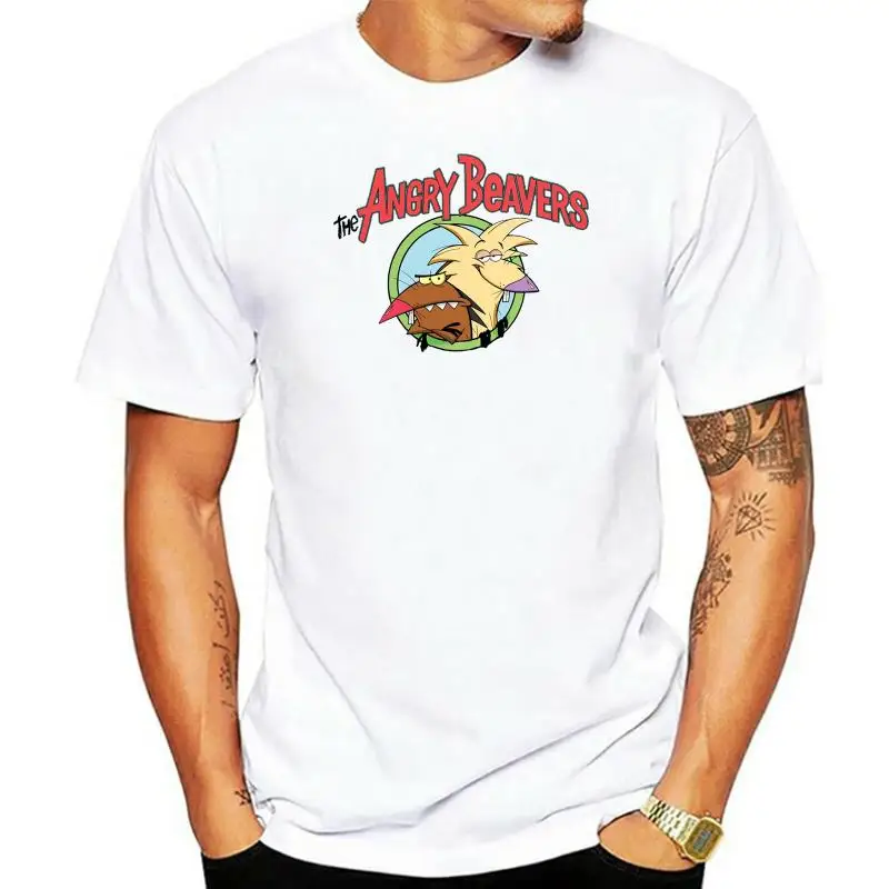 

The Angry Beavers Simple Graphic Design T Shirt Cotton Clothes Fancy Tops Black