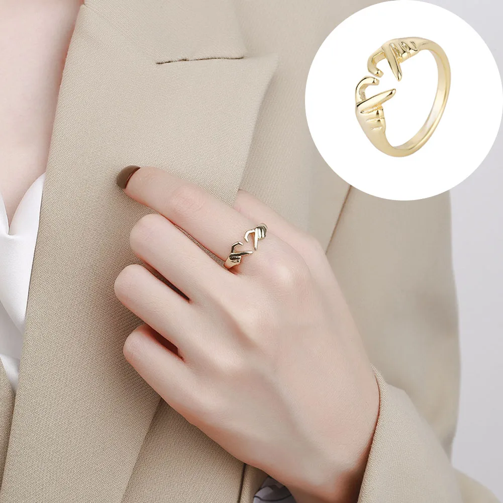 

Romantic Hands Than Heart Ring Geometric Palm Love Gesture Couple Fashion Rings Wholesale Jewelry Couple Wedding Rings