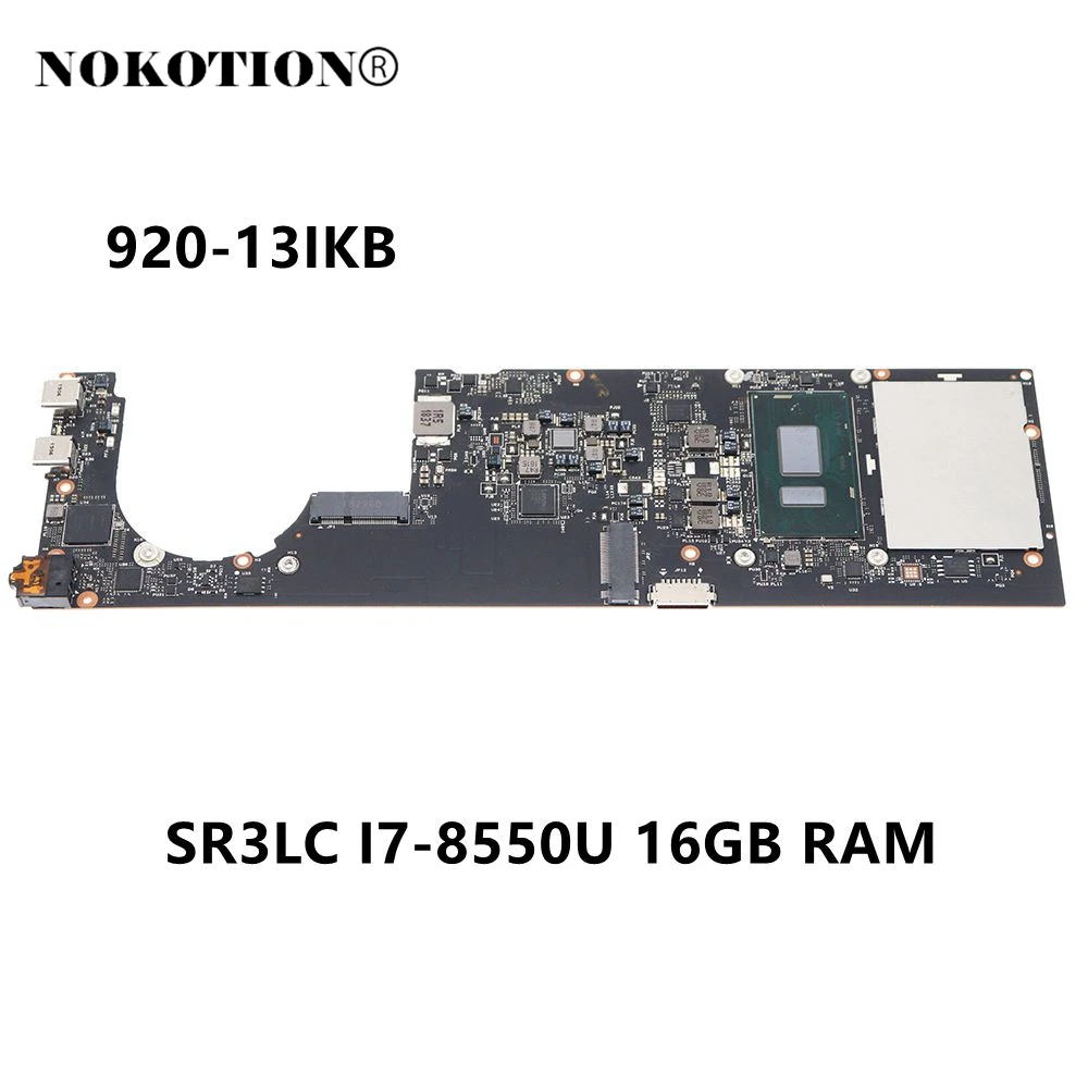

Новая материнская плата NOKOTION 5B20Q09639 5B20Q09565 DYG60 для ноутбука Lenovo YOGA 920-13IKB с SR3LC NM-B291 16 Гб RAM
