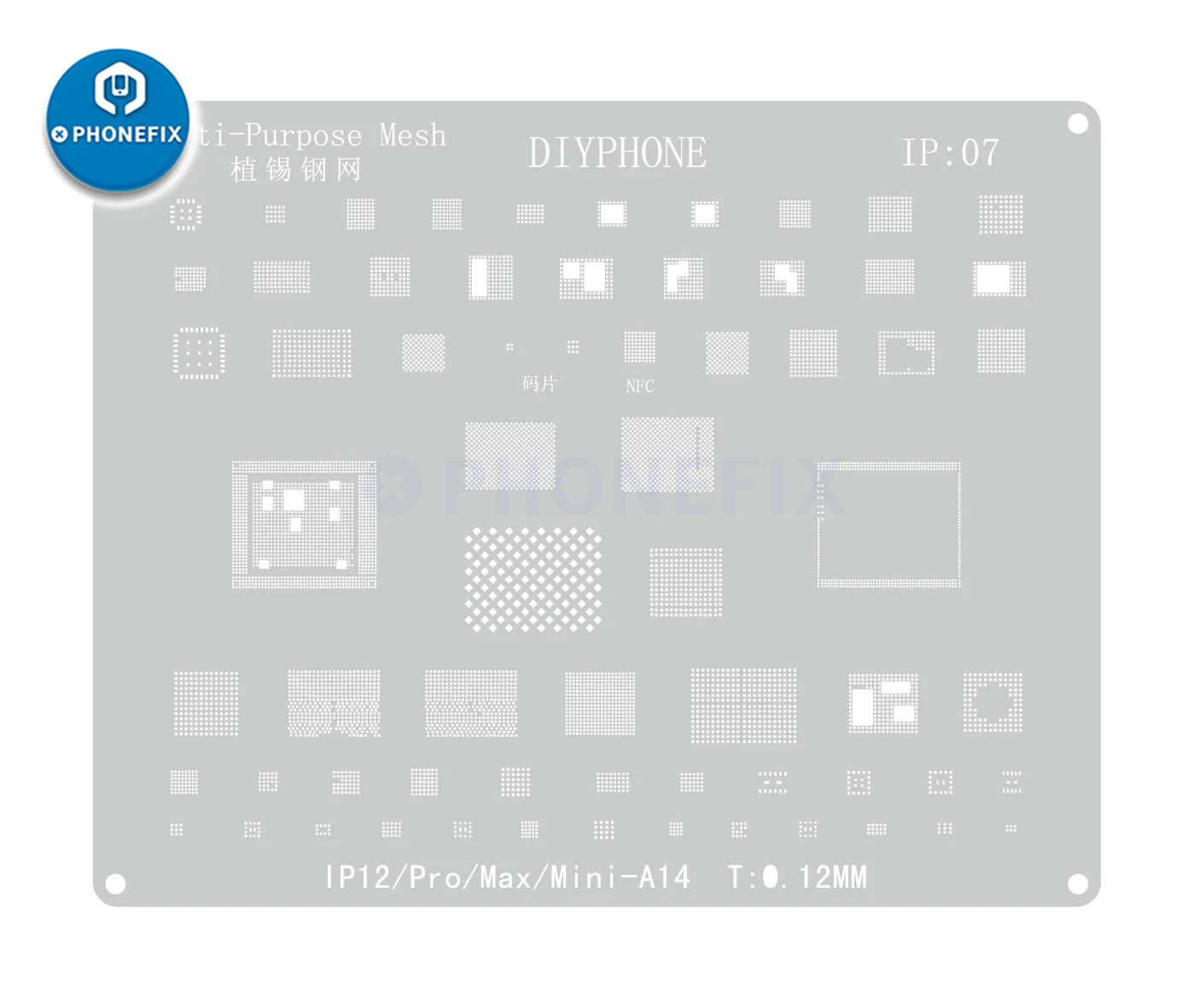 DIYPHONE Трафареты для реболлинга iPhone