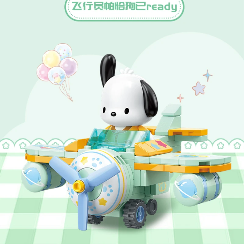 Sanrio Surprise Convoy Car Kawaii Hello Kitty Kuromi Pochacco Cinnamoroll Hangyodon игрушки модель космического