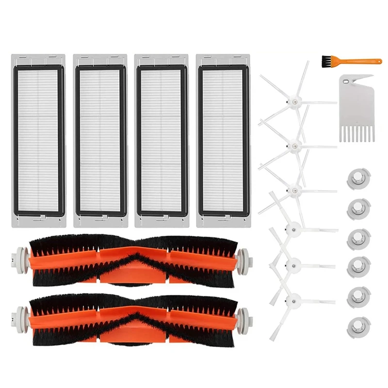 

Запчасти для робота-пылесоса Xiaomi Roborock S4 S5 S6, фильтр НЕРА, основная щетка, боковая