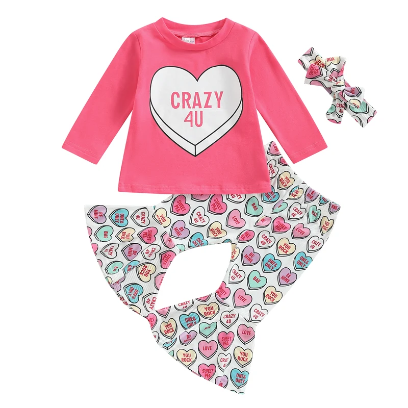 

3 шт., детские футболки с длинным рукавом и круглым вырезом