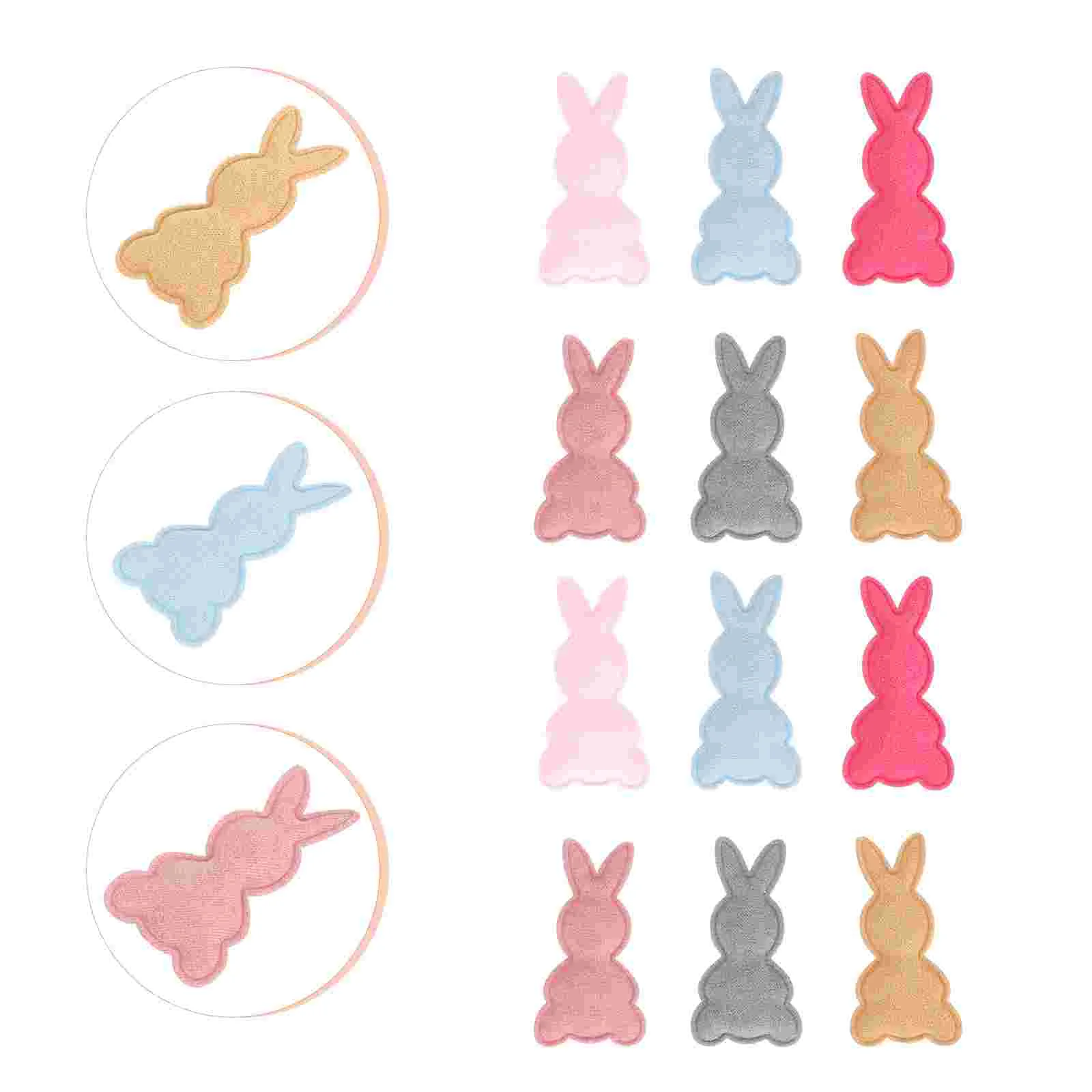 50 шт. аксессуары для одежды кролик весенний стиль паста материал DIY Аксессуары |