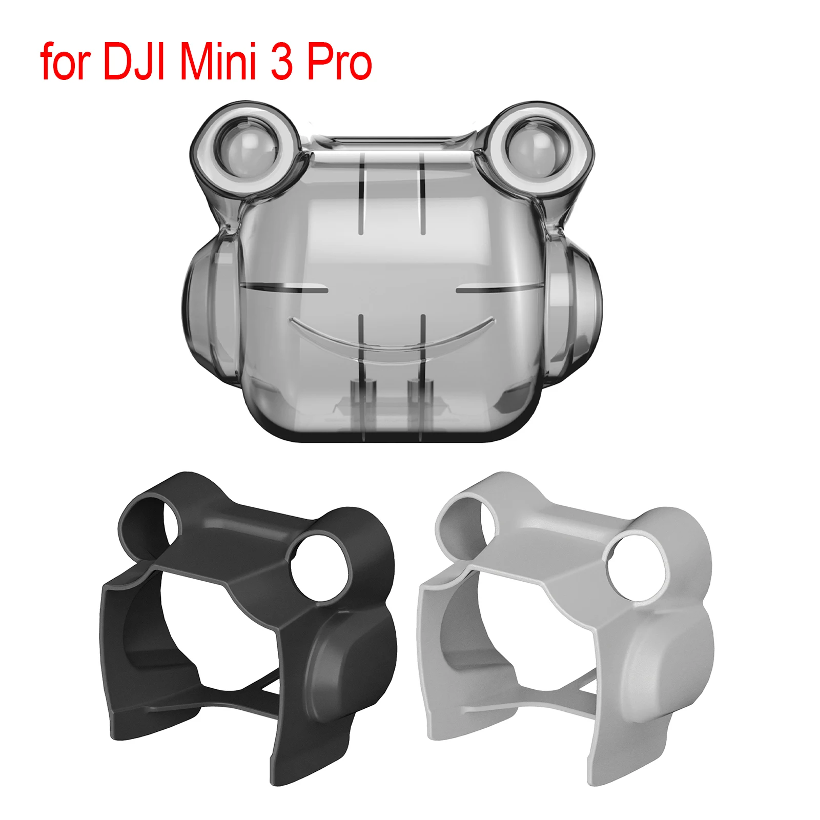 

Lens Cover for DJI Mini 3 Pro Frog Lens Cover Gimbal Protection Vision Sensor Integrated Cover Gimbal Camera Guard Props Fixer