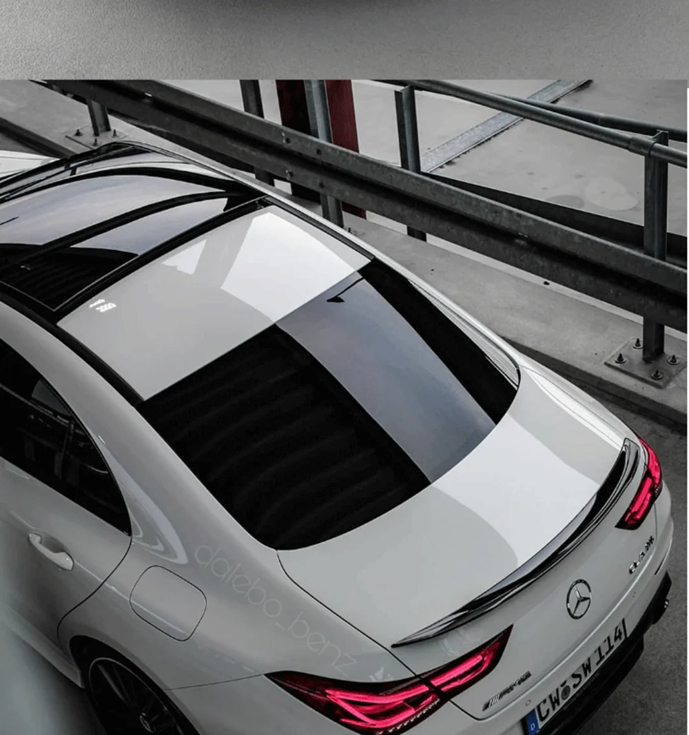 Задний спойлер C118 для Mercedes Benz CLA Class W118 2019-2020 CLA250 CLA200 CLA220 ABS глянцевый черный задний