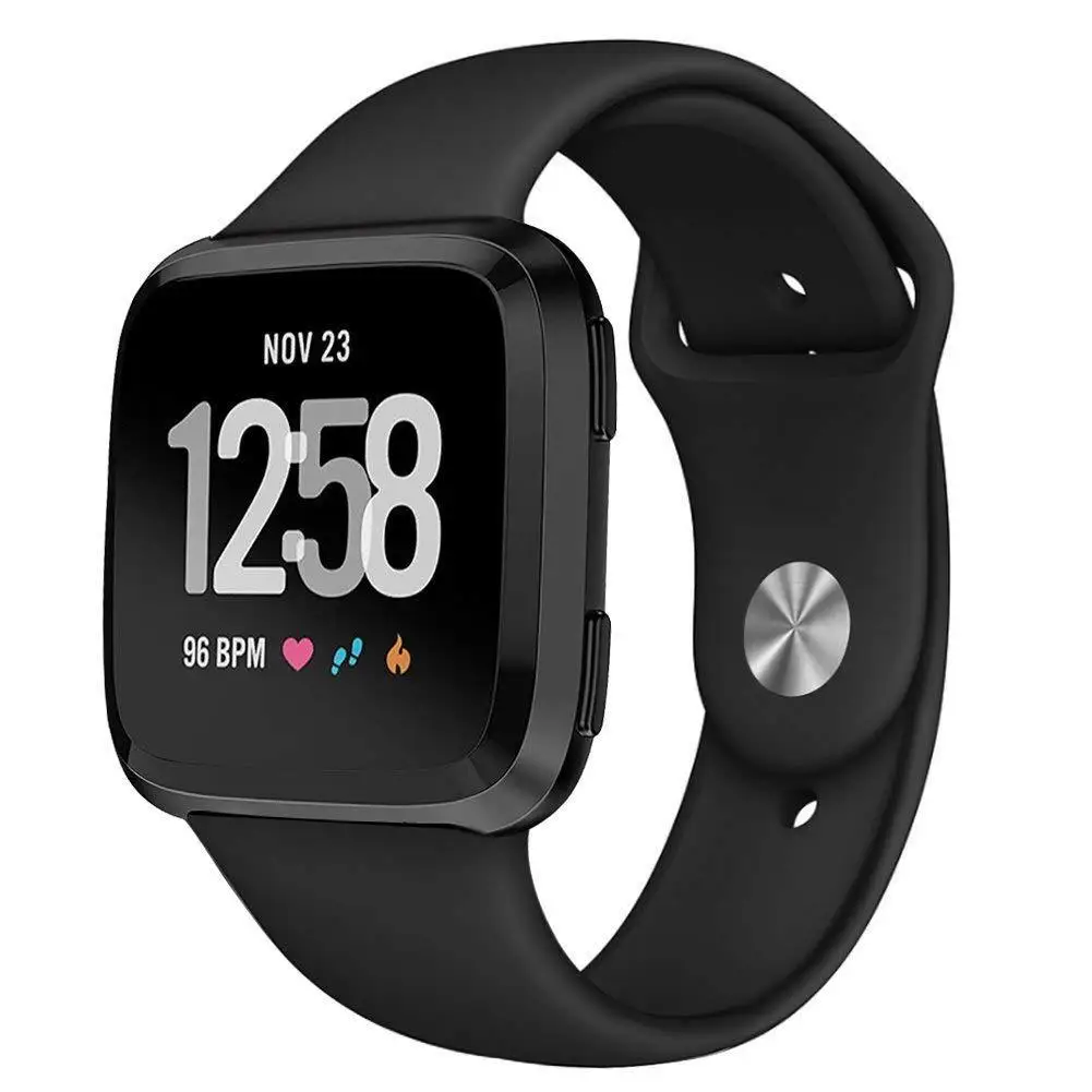 Фото Силиконовый ремешок для Fitbit Versa 2, спортивный Браслет для Fitbit Versa Lite, водонепроницаемый мягкий ремешок, модные аксессуары для умных часов №4