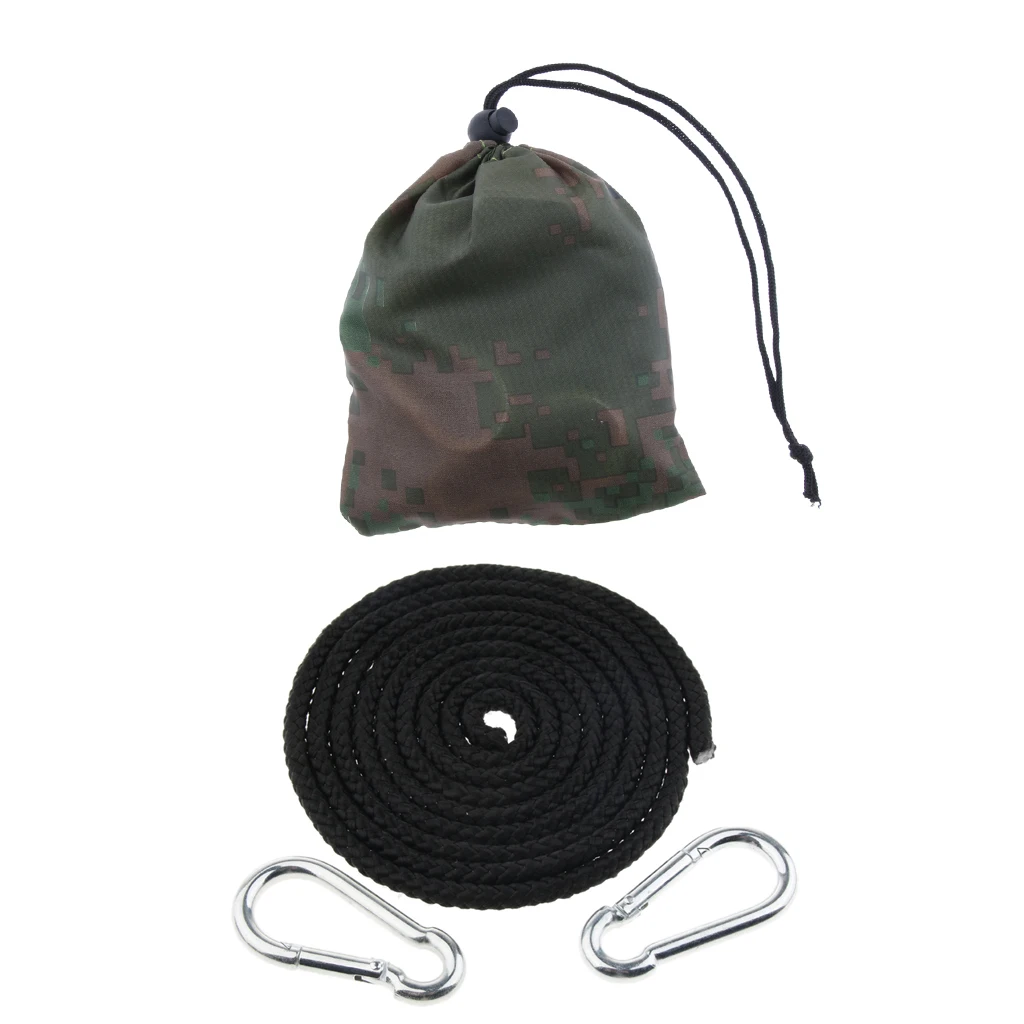 

Hammock Accessories Hanging Rope Guyline Cord Carabiners Backyard Garden Camping