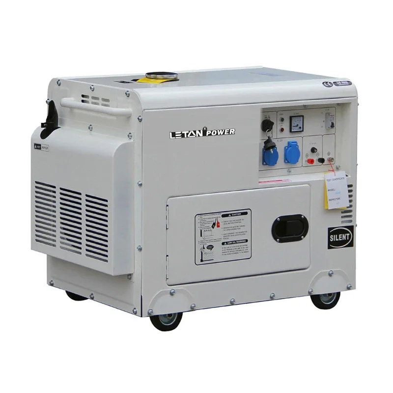 LETON POWER 50 Гц электрические дизельные генераторы 5 кВт 7 8 10 кВ кВА бесшумный
