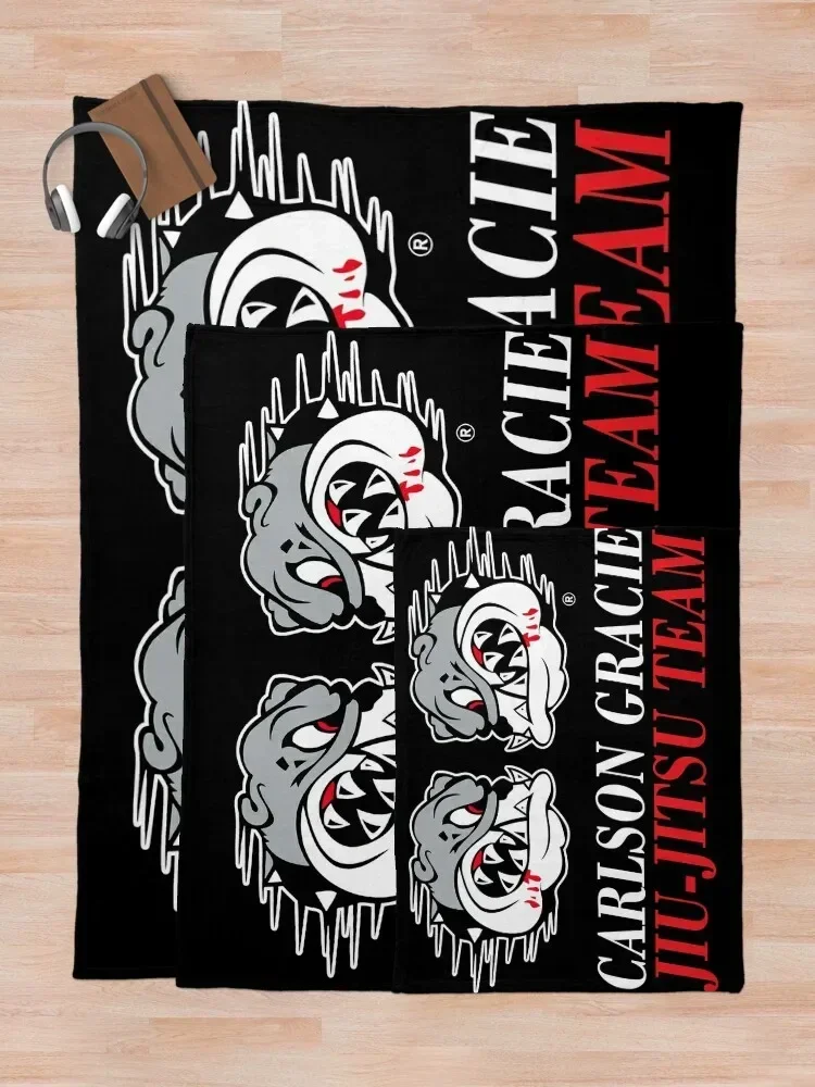 Одеяло с логотипом команды Carlson Gracie Jiu-Jitsu Декоративные диванные одеяла диваны