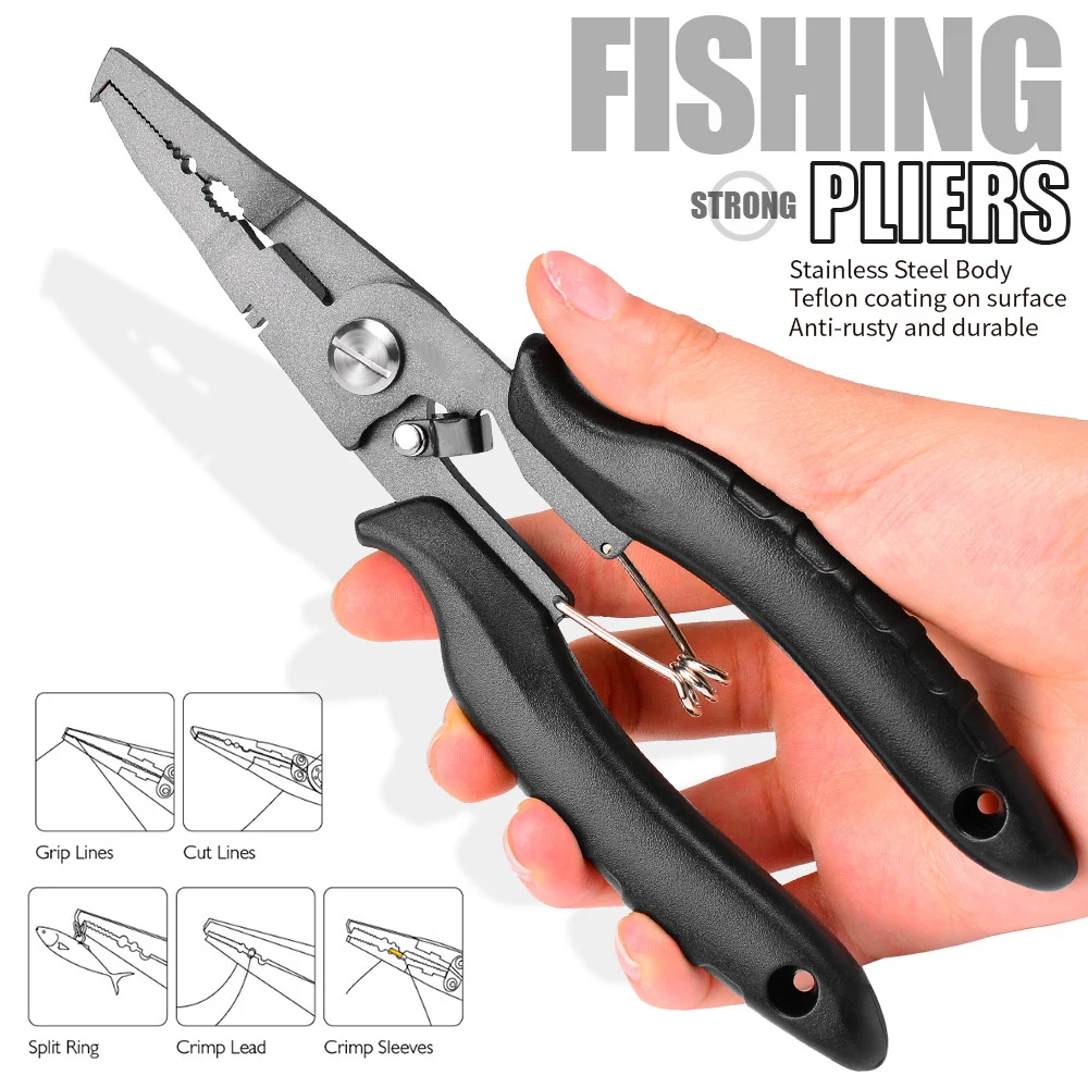 

Hook Remover Fishing Luya Pliers Heavy Duty Line Cutting Tool Fishing Equipment