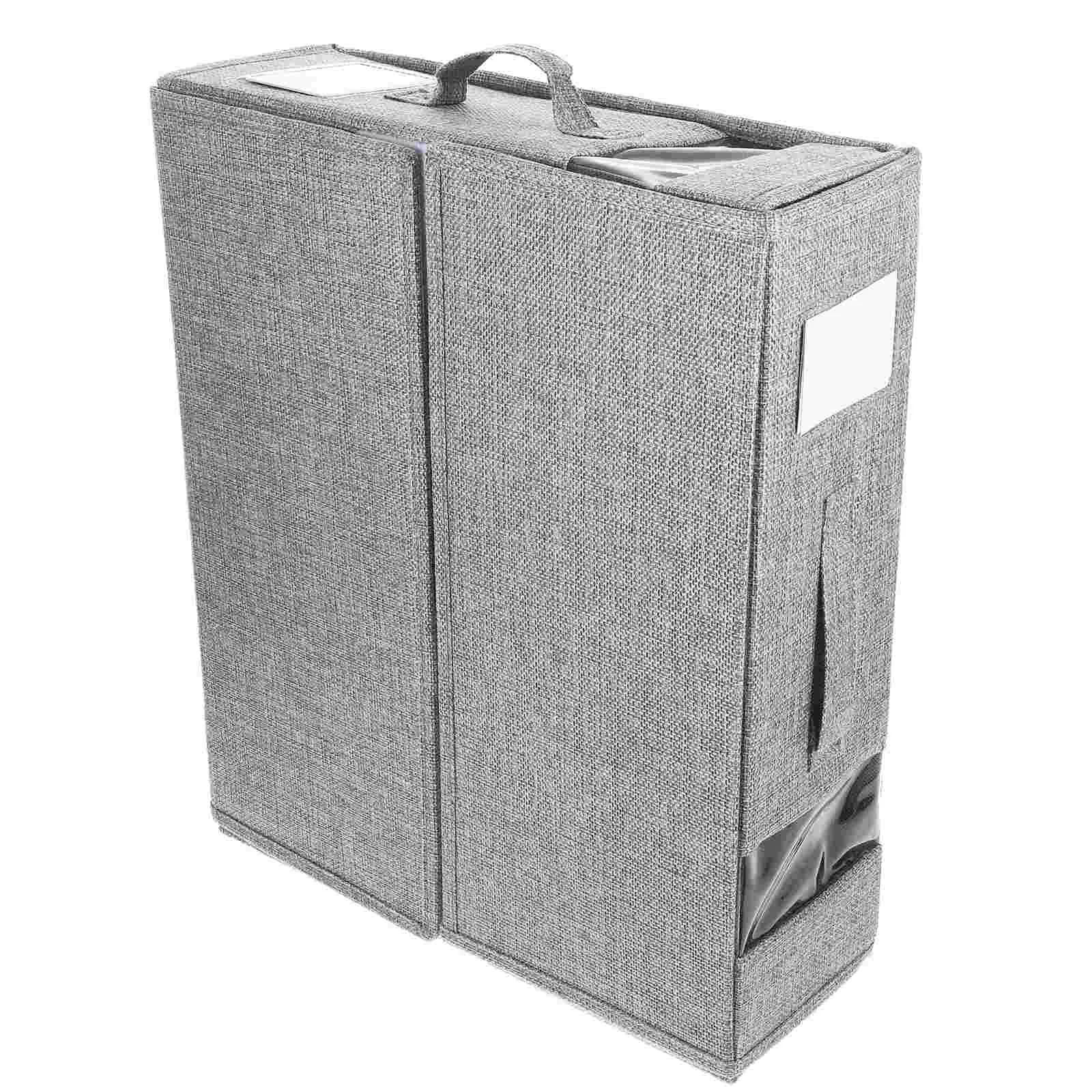 

Pillow Cases Closet Organizers Storage Foldable Bin Blanket Container Zipper Folding Cardboard Bedding Cube