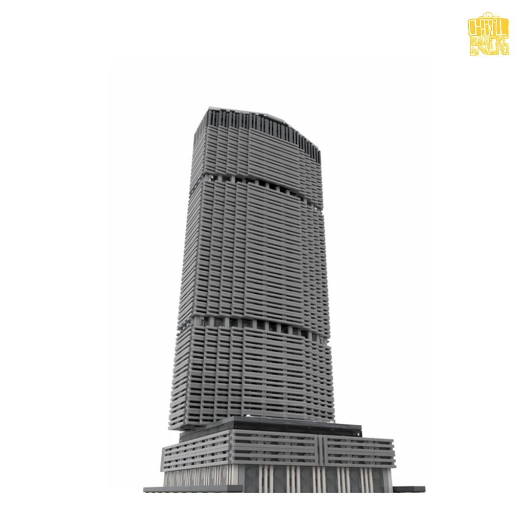 MOC-151260 MetLife Строительная сковорода Am Building масштаб 1:800 модель с PDF-рисунком