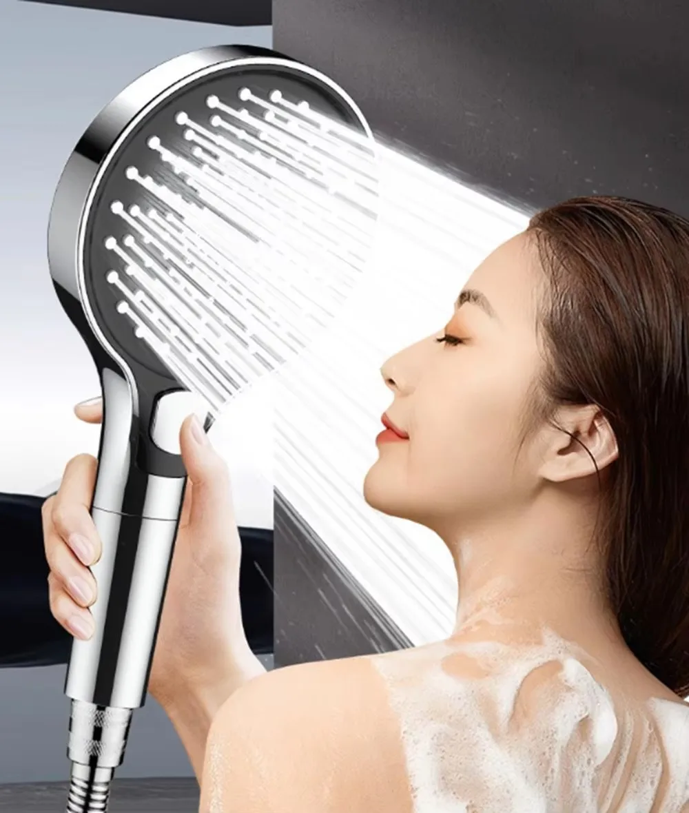 Новый 130 мм смеситель для душа высокого давления с фильтром 3 режима водный массаж