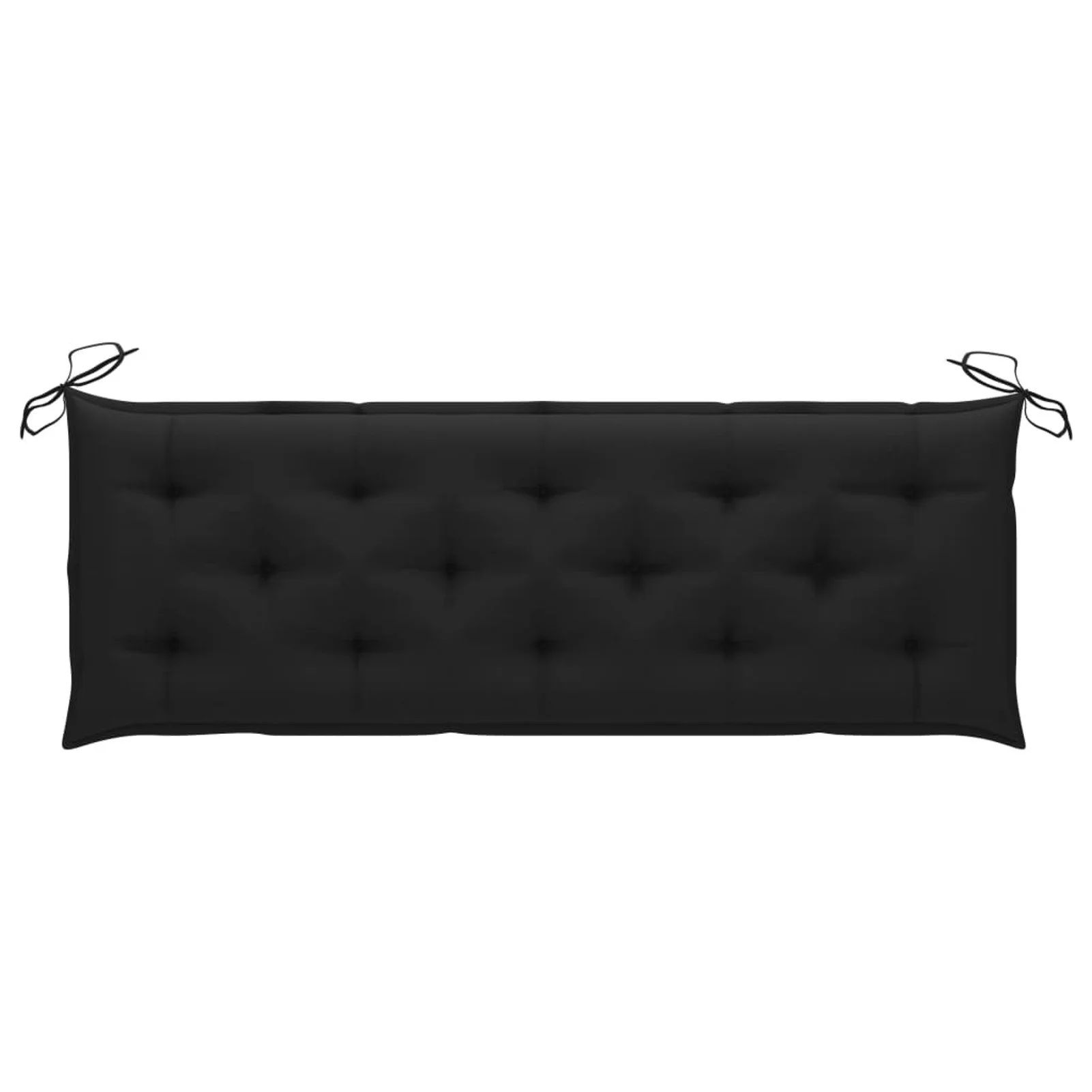 

Garden Bench Cushion Black 59.1x19.7"x2.8" Fabric"