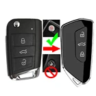 Модифицированный автомобильный пульт дистанционного управления MQB для ключа Golf 8 MK8, чехол для ключа VW Golf MK7 Jetta Tiguan Polo Touran для Skoda SEAT MQB
