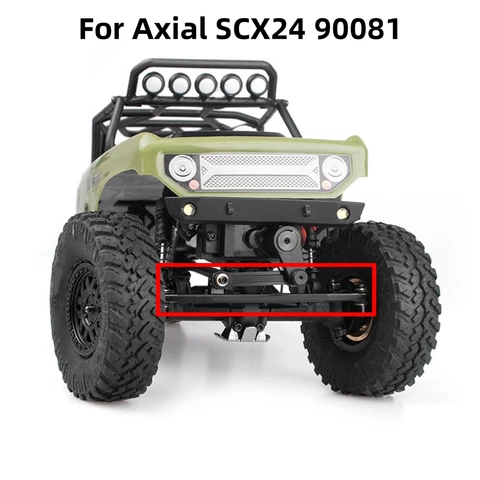 Металлическое переднее рулевое соединение CNC для Axial SCX24 90081, сменный аксессуар для автомобиля на радиоуправлении, рулевые стержни, обновленные детали для гусеничного рулевого управления