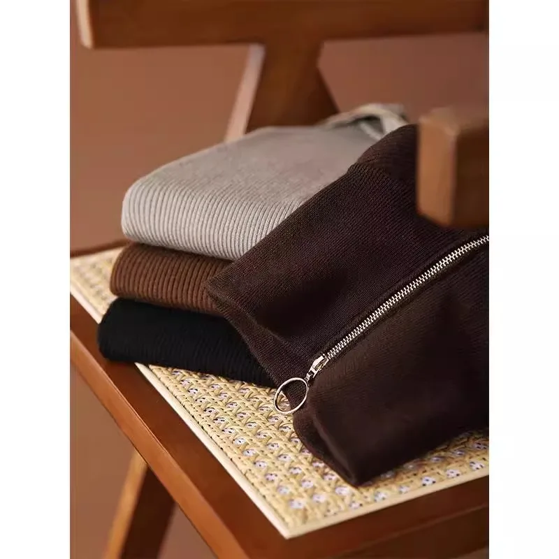 Европейские товары элитный 2024 новый дизайн модный темпераментный зимний пуловер