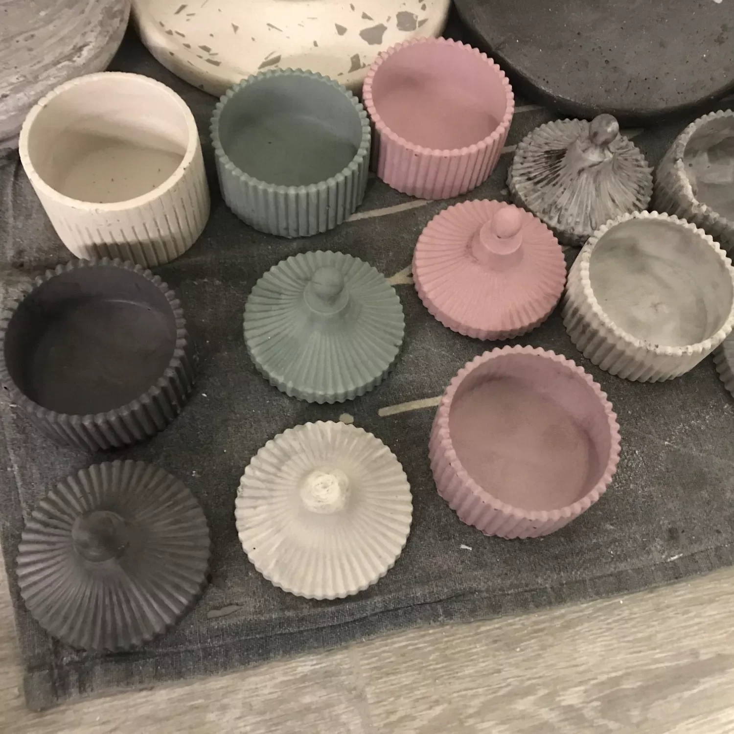 

Gypsum Molds Gypsum Form DIY Molds for Gypsum and Concrete Candle Cup Mold Candle Holder Silicone Mold Handmade Craft