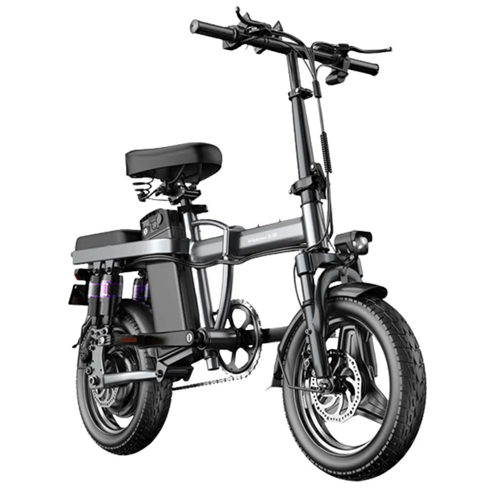 

14 Inch Bike Folding Electric Bicycle Multiple Cycling Modes Portable And Lightweight Strong Shock Absorption