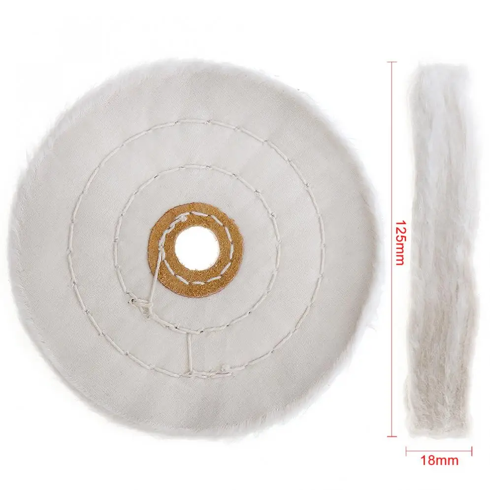 

Polishing Pad Wheel Cotton Polishing White /car Buffer Flannel T-shaped Metal 16mm Hole Polishing Polishing Cotton Cloth Mirror
