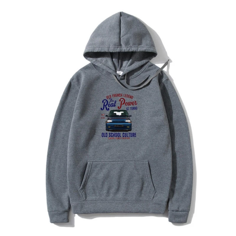 

2022 Sweatshir Summer Outerwear Hip Hop Fleeceness Vintage French Car 5 G Turbo Real Power New Cotton Fleece Hoody