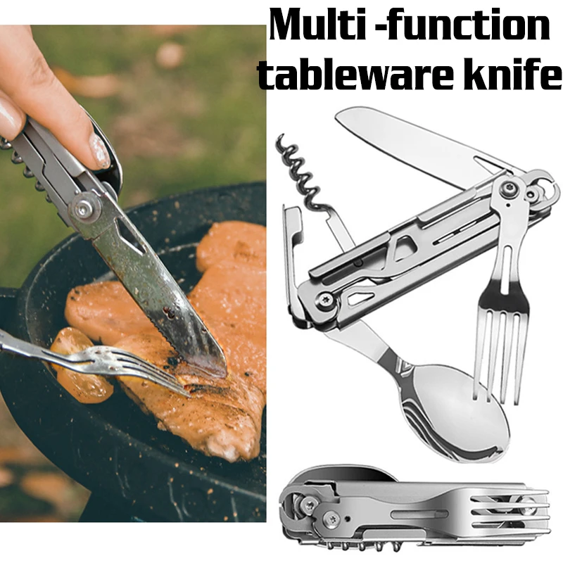 Переносной карманный нож-складной прибор для выживания из нержавеющей стали 420 для кемпинга.