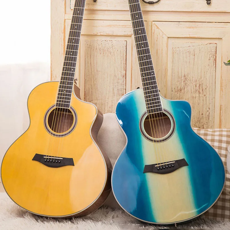 

Acoustic Country Guitar Jazz Professional fingerboard 6strings Guitar Neck 41 Inches 21 Fret Veneer guitarra clasica instrument