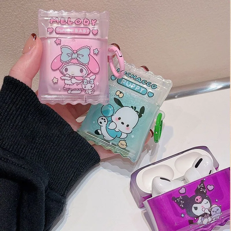 

Мультяшный чехол Sanrio Kuromi MyMelody AirPods 3, Apple AirPods 1 2 AirPods Pro 2, чехол для IPhone, аксессуары для наушников, Чехол Air Pod