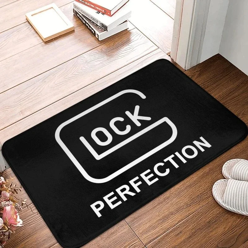 

Tactical Glock Shooting Entrance Doormat Home Decorations Kitchen Corridor Balcony Rugs Bathroom Anti-Slip Floor Mat Footpad