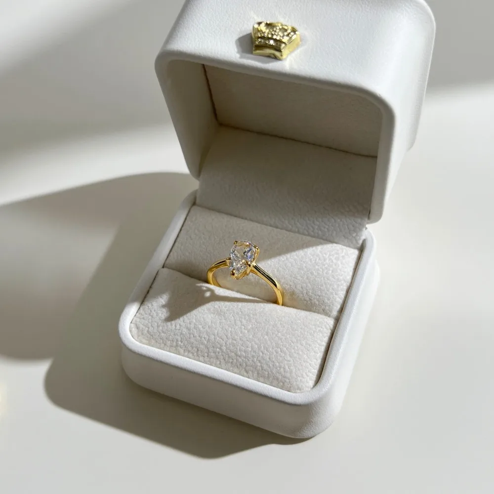 Настоящее серебро S925 обручальные кольца женское блестящее кольцо с ледяным