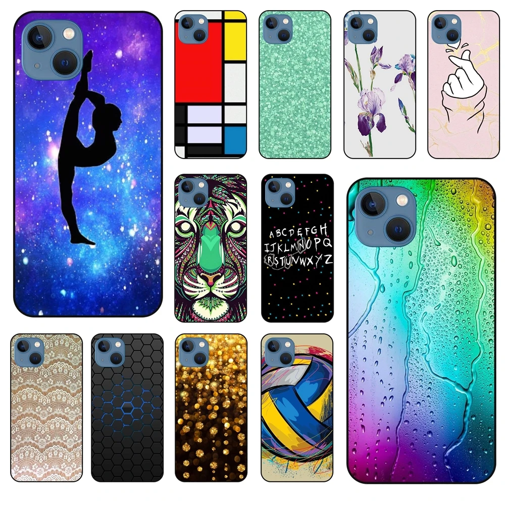 Аксессуары Чехлы Чехол дешевый настоящий чехол для iPhone 13 животное сотового