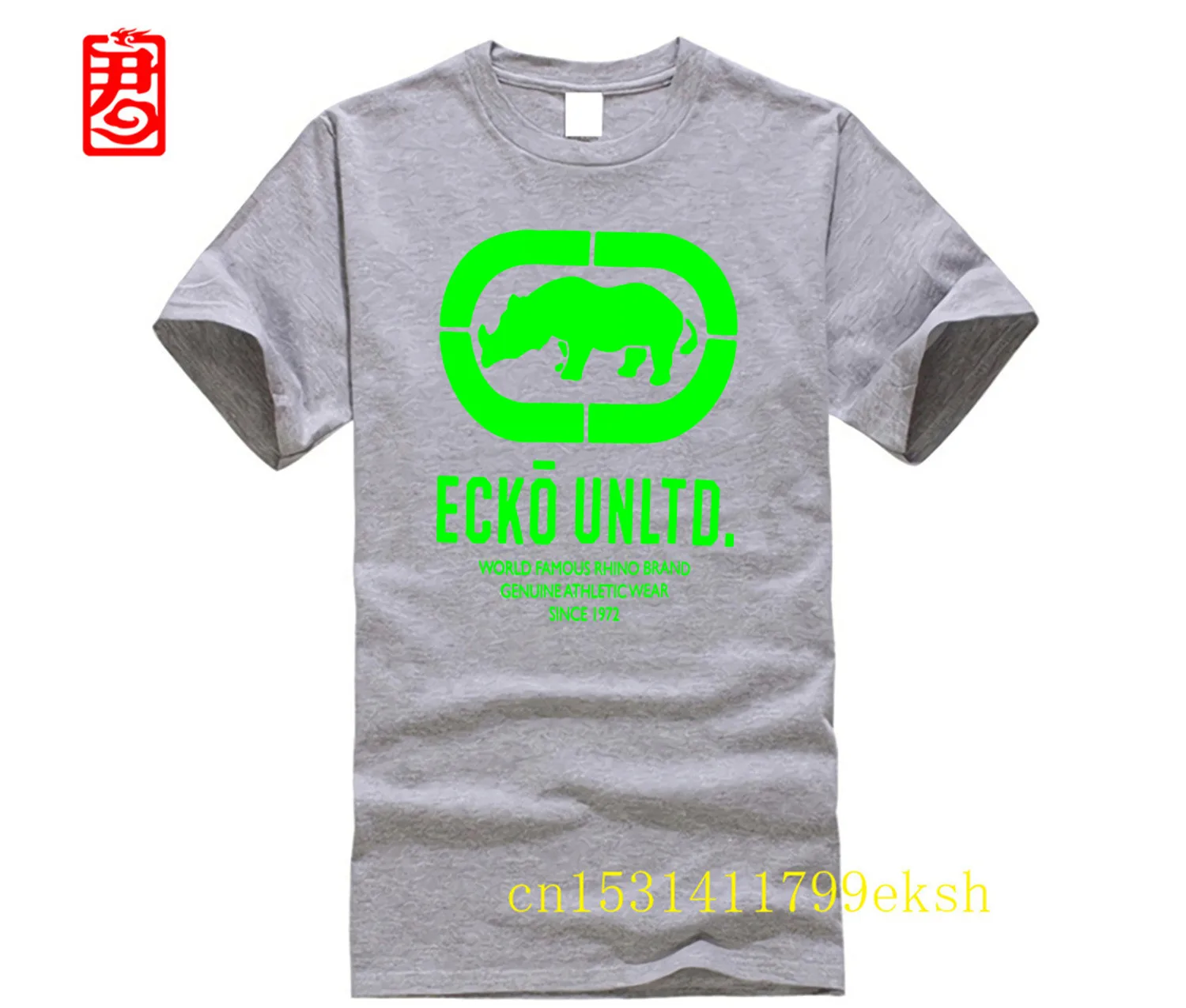 Фото Ecko_Unltd летняя хлопковая футболка с короткими рукавами и круглым вырезом, мужская одежда, забавные топы и футболки, повседневная футболка с рукавами №3