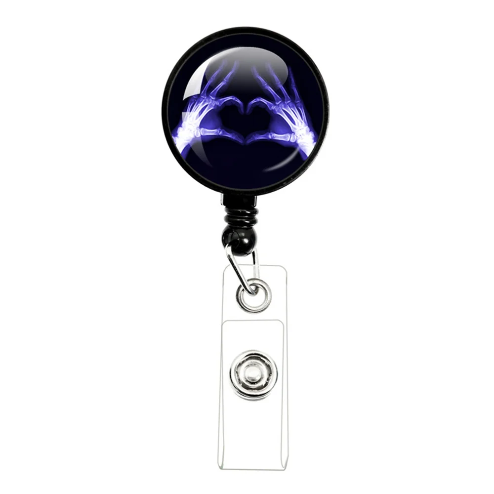 Выдвижная катушка бейджа Удобная для переноски Плавная бейдж общего назначения