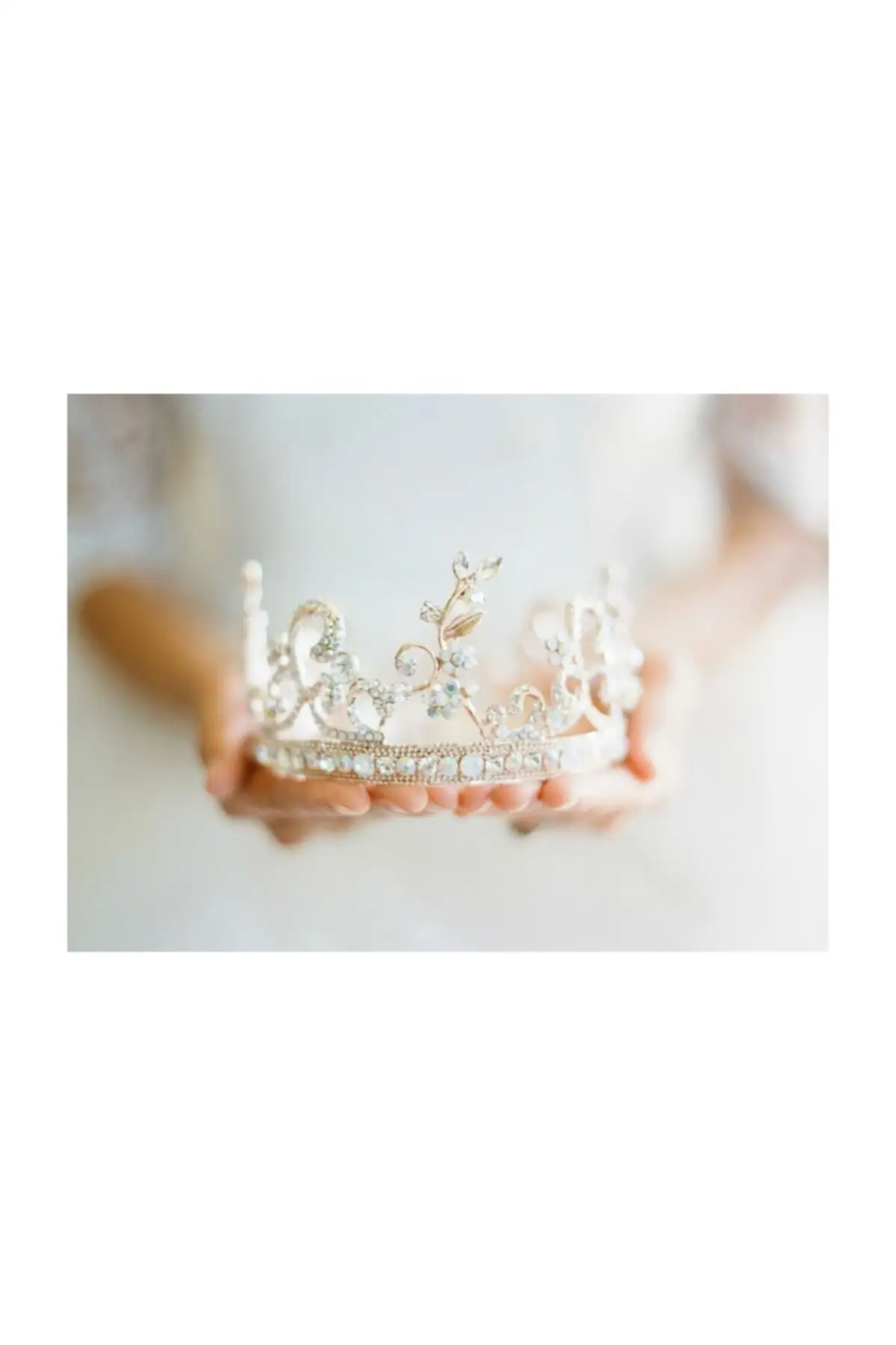 

Bridal Accessories Colorful Stone Rose Bridal Crown Wedding Handmade For Bride And Bridesmaids