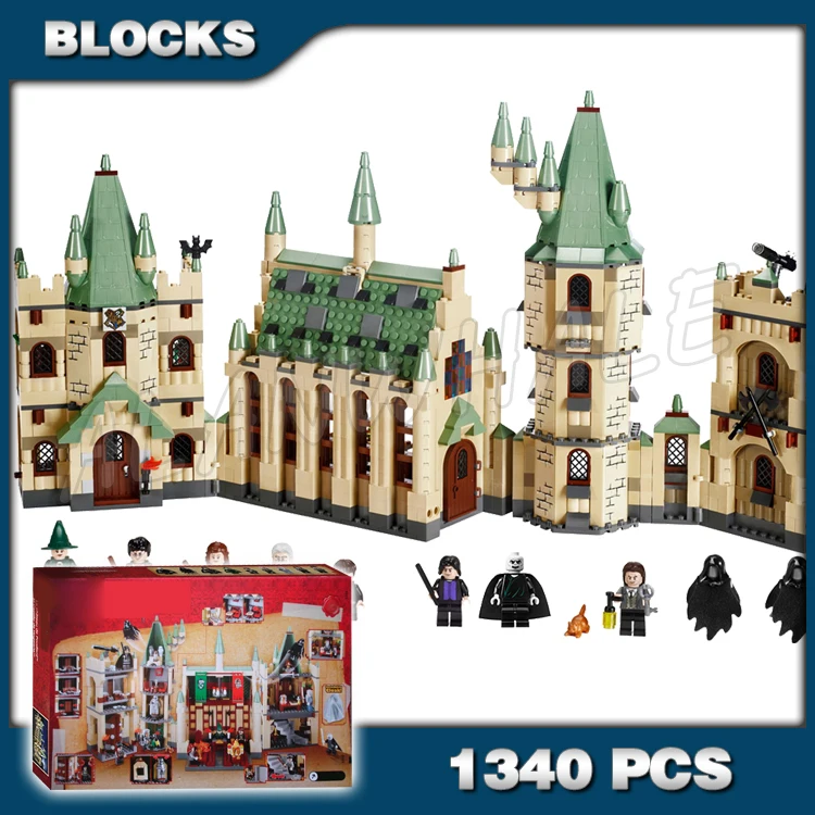 

1340pcs Magical World of Wizards School Castle Astronomy Tower Vanishing Cabinet 16030 Building Blocks Boy Compatible With Model