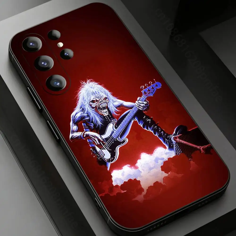 Фото Чехол для телефона Rock Band I-Iron Maiden для Samsung Galaxy S24,25,26,23 22,21,S20 Plus Ultra FE, мягкие чехлы-футляры №5