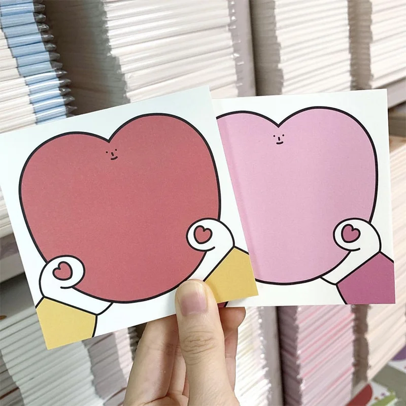 

Ins корейский стиль любовь тостов в руке блокнот для записей милая искусственная декоративная бумага для записей офисная бумага для сообщений школьные канцелярские принадлежности 50 листов