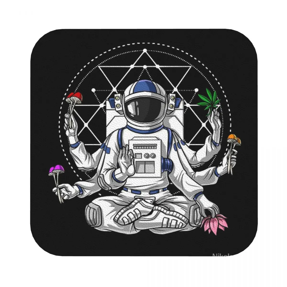 

Психонавт психоделический астронавт фотоэлемент 4 Ретро кухонная защита от ожогов