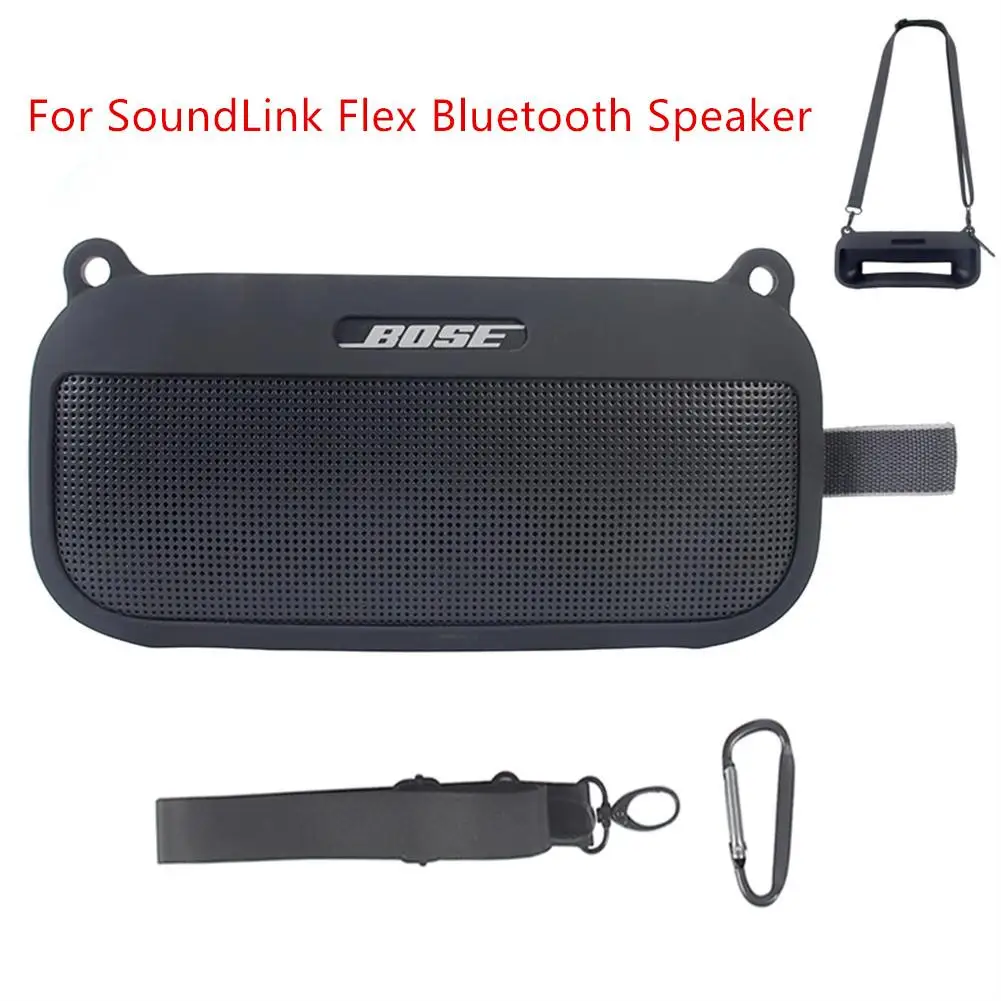 

Portable Audio Case Silicone Protective Cover Compatible For Soundlink Flex Bluetooth-compatible Speaker Accessories