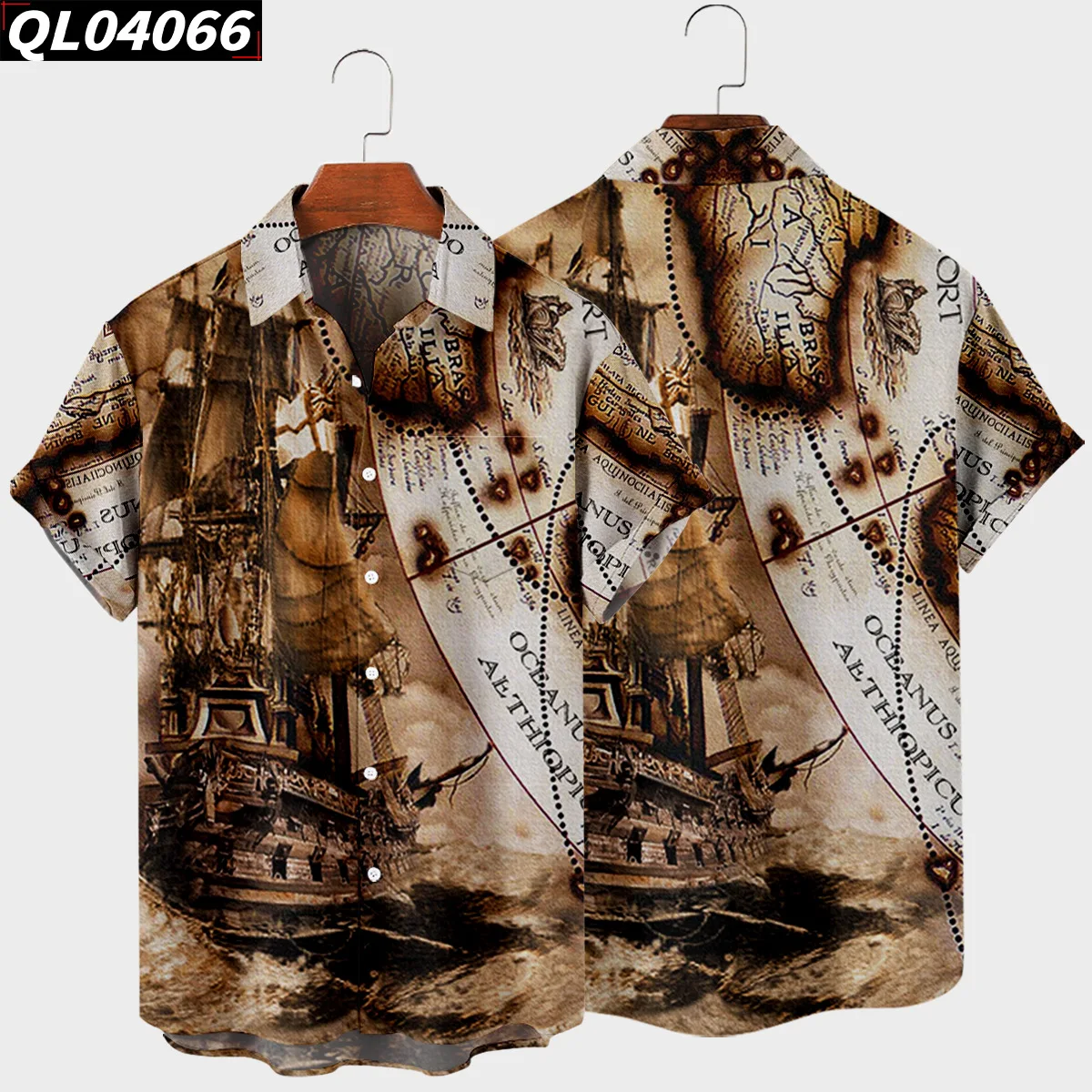 Летняя мужская пляжная одежда повседневная Гавайские черные рубашки с