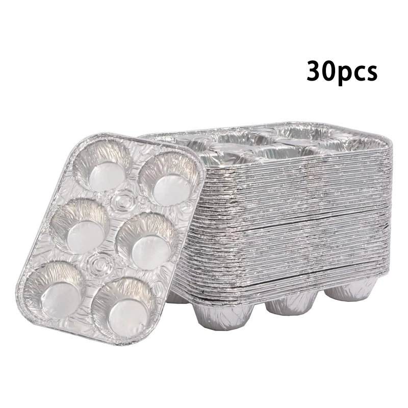 

Foil Baking Cups with Lids Snacks Desserts Muffin Cups Baking Gadgets for Party